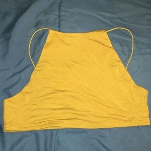 Yellow Crop Top